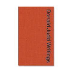 DONALD JUDD WRITINGS